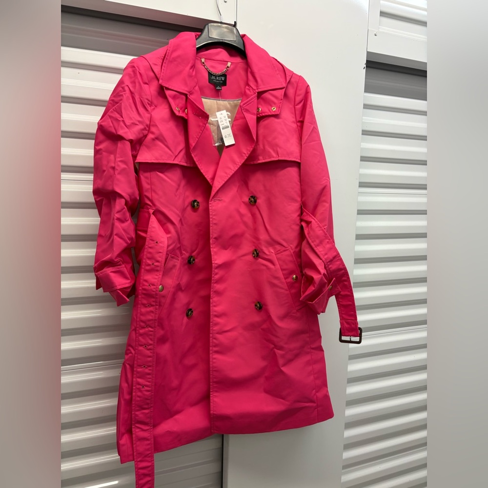 J. Crew Collection Trench Coat. Size 16. New with tags.